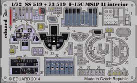 Detailset F15C MSIP II Eagle Interior Self Adhesive (Academy)  E73-519