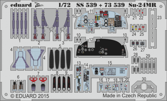 Detailset Suchoi Su24MR Fencer (Trumpeter)  E73-539