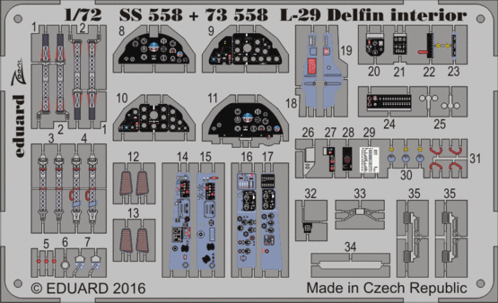 Detailset L29 Delfin (AMK)  E73-558