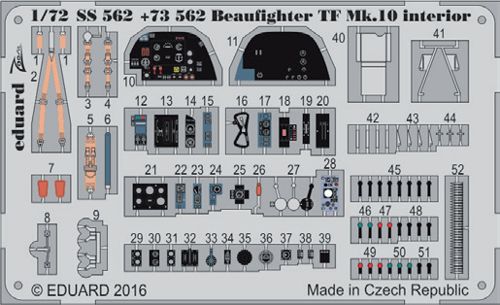 Detailset beaufighter TF Mk10 (Airfix)  E73-562