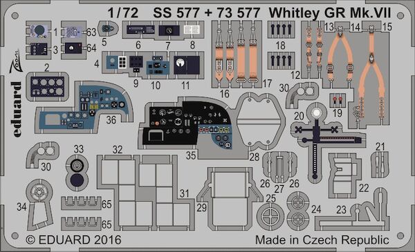 Detailset Whitley GR MkVII Airfix)  E73-577