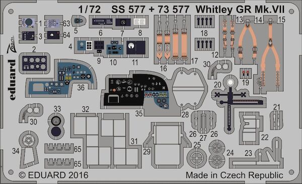 Detailset Whitley GR MkVII Airfix) E73-577