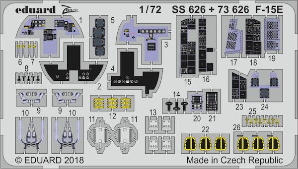 Detailset F15E Strike Eagle (Academy) E73-626