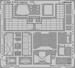 Detailset Northrop P61C Black Widow Interior (Hobby Boss)  E73-644