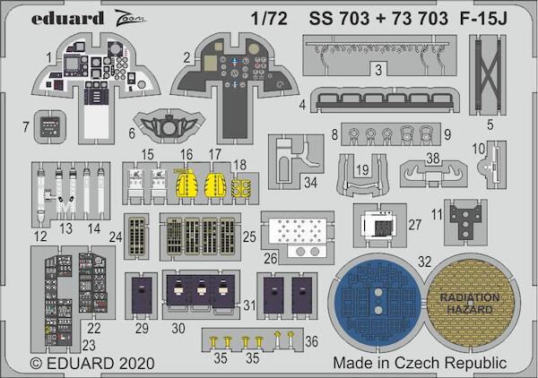 Detailset F15J Eagle (Great Wall Hobby)  E73-703