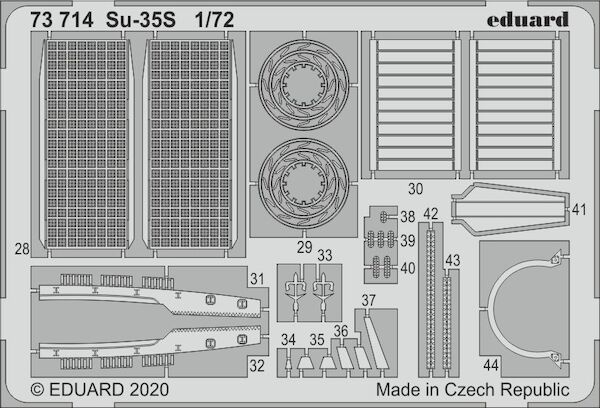 Detailset Sukhoi Su35S Flanker (Great Wall Hobby) E73-714
