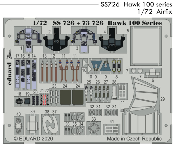 Detailset BAe Hawk 100 Srs (Airfix) E73-726