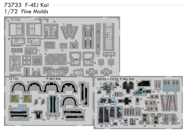 Detailset  F4EJ Kai Phantom (Fine Molds)  E73-733