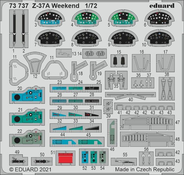 Detailset Z37 Czemlak  - Weekend (Eduard)  E73-737