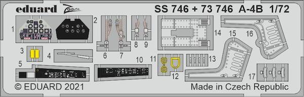 Detailset A4B Skyhawk (Fujimi / Hobby 2000)  E73-746