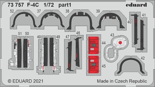 Detailset  F4C Phantom II (Fine Molds)  E73-757