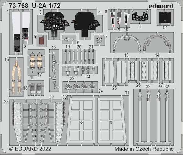 Detailset Lockheed U2A (Hobby Boss) E73-768