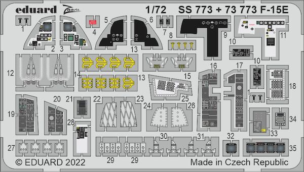 Detailset  F15E Strike Eagle (Revell)  E73-773