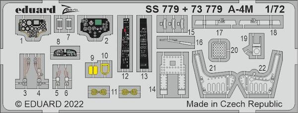Detailset Douglas A4M Skyhawk (Hobby Boss) E73-779