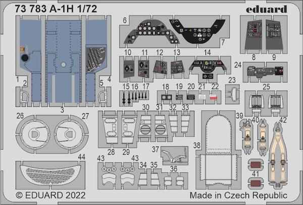 Detailset Douglas A1H Skyraider (Hasegawa/Hobby 2000) E73-783