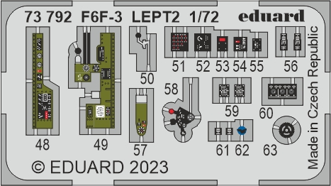 Detailset  Grumman F6F-3 Hellcat (Eduard)  E73-792