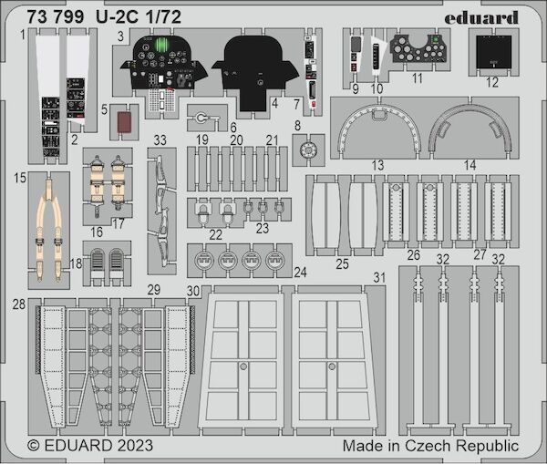 Detailset  Lockheed U2C (Hobby Boss)  E73-799