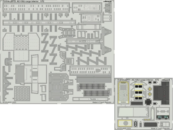 Detailset AC130J Hercules Interior (Zvezda) E73-814