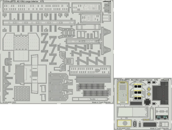 Detailset  AC130J Hercules Interior (Zvezda)  E73-814