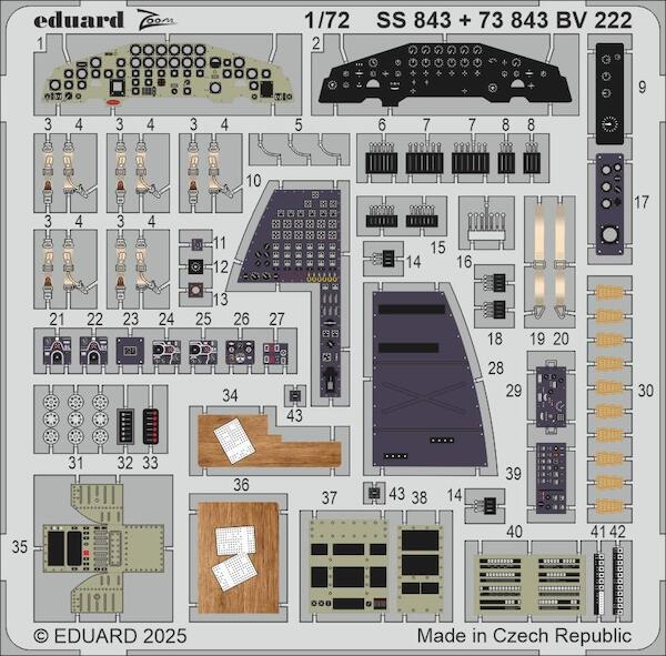 Detailset Blohm & Voss BV222 (Revell) E73-843