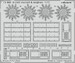 Detailset B24D Liberator cockpit and engines (Airfix)  E73-860