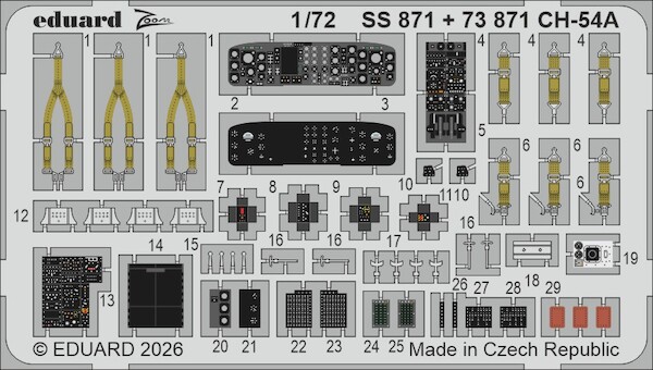 Detailset CH54A Tarhe (ICM)  E73-871