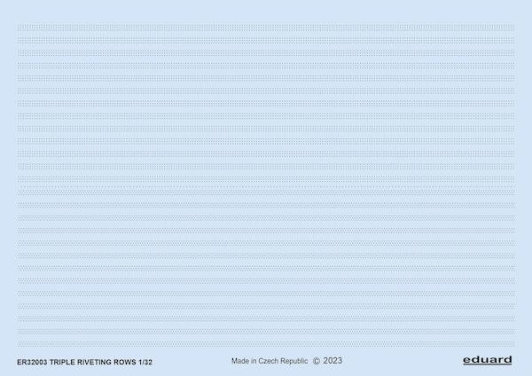 Triple Riveting rows  ER32003