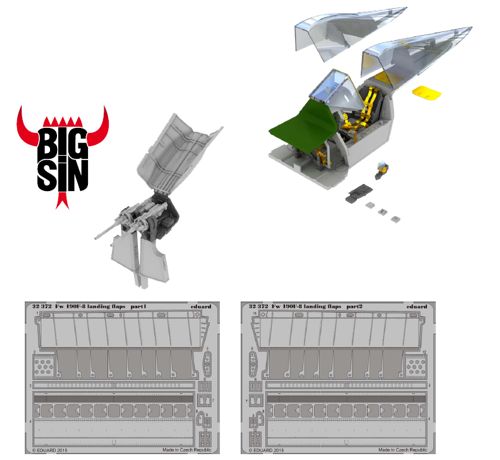 Focke Wulf FW190F-8 Part 1 BigSin Set for Revell  BIG SIN63206