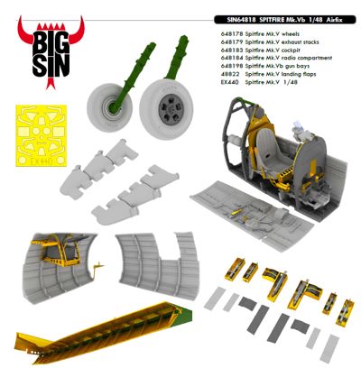 Spitfire MKVb Detail set (Airfix)  BIG SIN64818