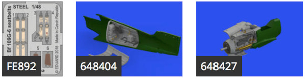 Messerschmitt BF109G-6/U-4 Advanced set (Tamiya) BIG SIN64849
