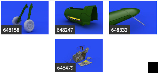 Messerschmitt BF109G-10/U4 Essential set (Eduard) BIG SIN64862