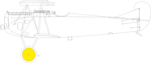 Mask Fokker DVIIF (Eduard) EX1008