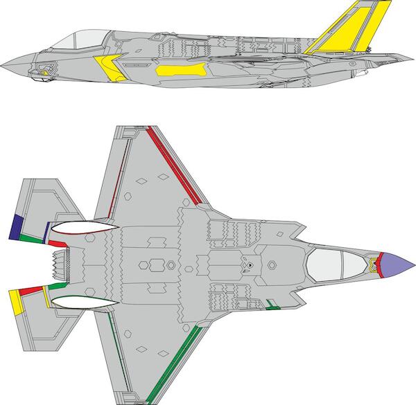 Mask F35B Lightning II RAM Coating (Tamiya)  EX1013