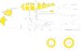 Mask Avro Lancaster B. MkIII Dambuster Canopy and wheels TFace (MiniArt) ex1028