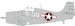 Mask FM1 Wildcat US National Insignia with Red outline (Tamiya) ex1032