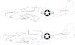Mask North American P51B/C Mustang US National Insignia (Eduard) ex1038