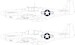 Mask North American P51B/C Mustang US National Insignia (Eduard) ex1038