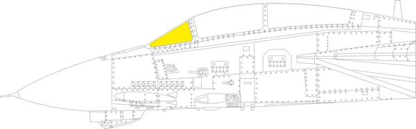Mask F14A Tomcat Windshield TFace (Great Wall Hobby) EX1040