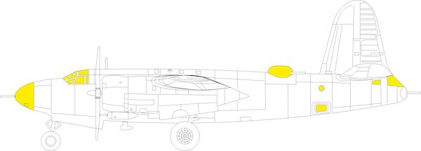 Mask B26B Marauder Canopy and Glassparts (ICM) EX1044