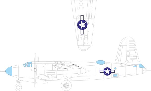 Mask B26B Marauder US National Insignia (ICM) EX1046