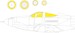 Mask P39N Airacobra Canopy and wheels TFace (Arma Hobby) ex1074
