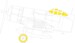 Mask Vought F4U-2 Corsair Canopy and wheels  (Hobby Boss) ex1080