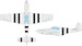 Mask P51B/C Mustang D-Day stripes (Eduard)  EX1119