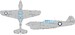 Mask Curtiss P40E National Insignia (Eduard) ex1120