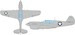 Mask Curtiss P40E National Insignia (Eduard) ex1120