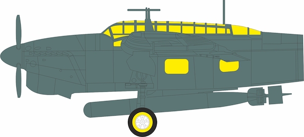 Mask Fairey Barracuda Glasing TFace (Trumpeter) EX1127
