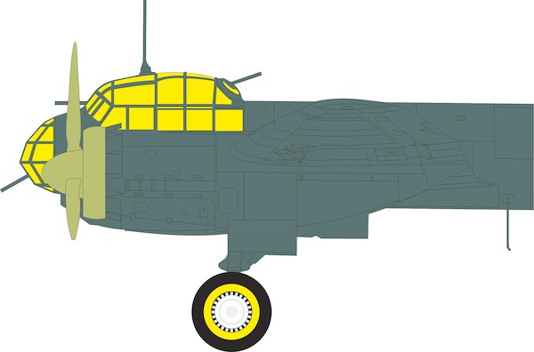 Mask Junkers Ju88A-4 TFace (ICM-Eduard)  EX1135
