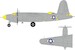 Mask Martin B26F Marauder National Markings (ICM) ex1138