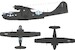Mask PBY5A Catalina National Insignia (Stars & Bars) (Revell, Monogram, Eduard) ex1183