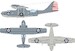Mask PBY5A Catalina National Insignia (Stars with red centre) (Revell, Monogram, Eduard) ex1184